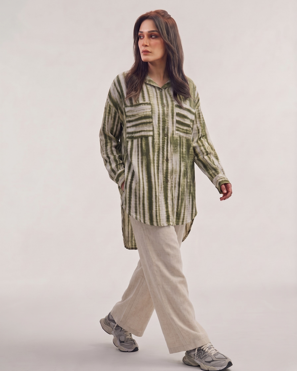 Striped Longline Blouse