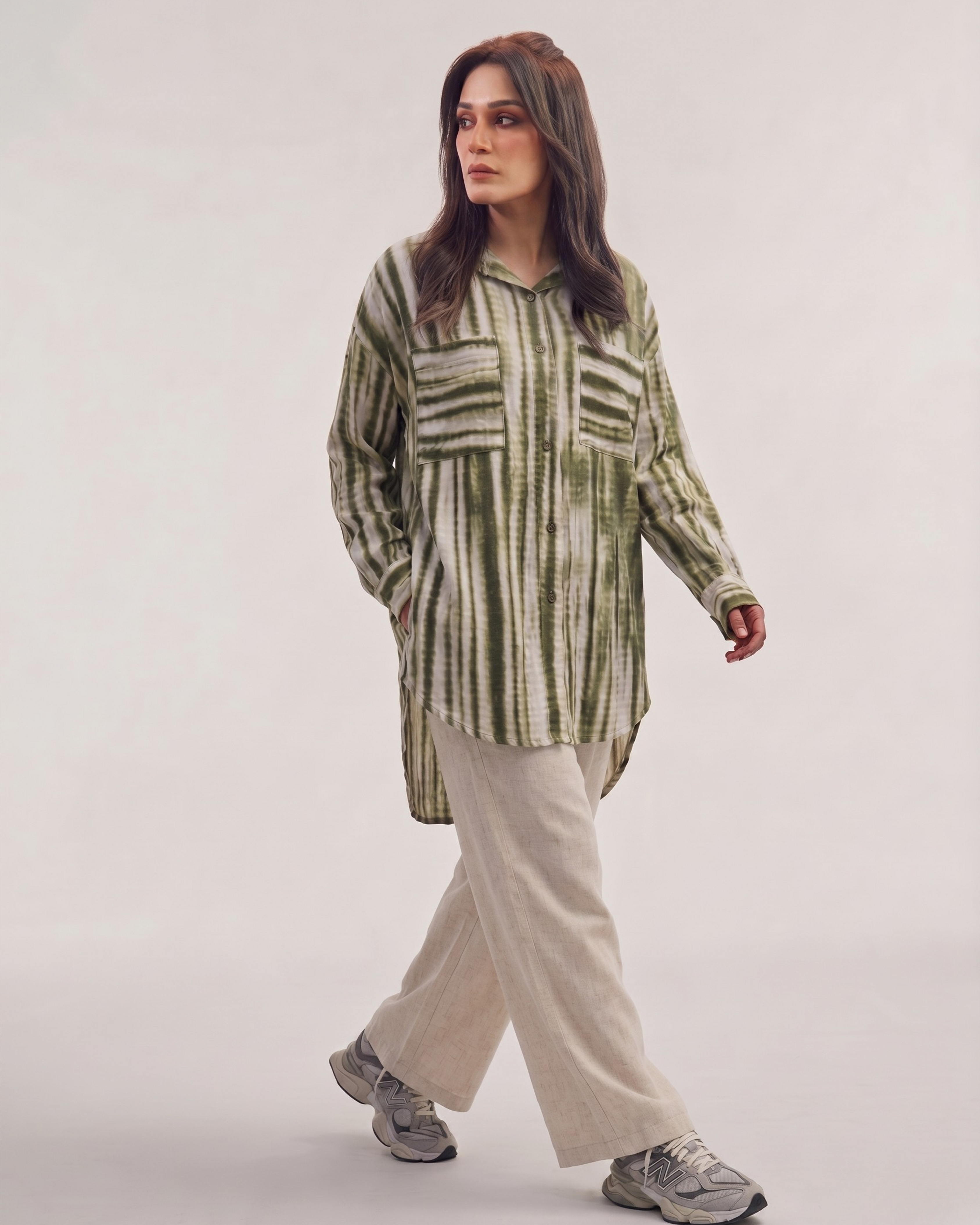 Striped Longline Blouse
