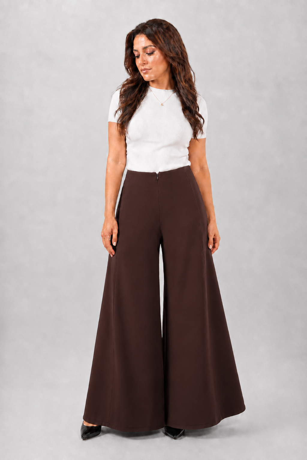 Wide-Leg Trousers