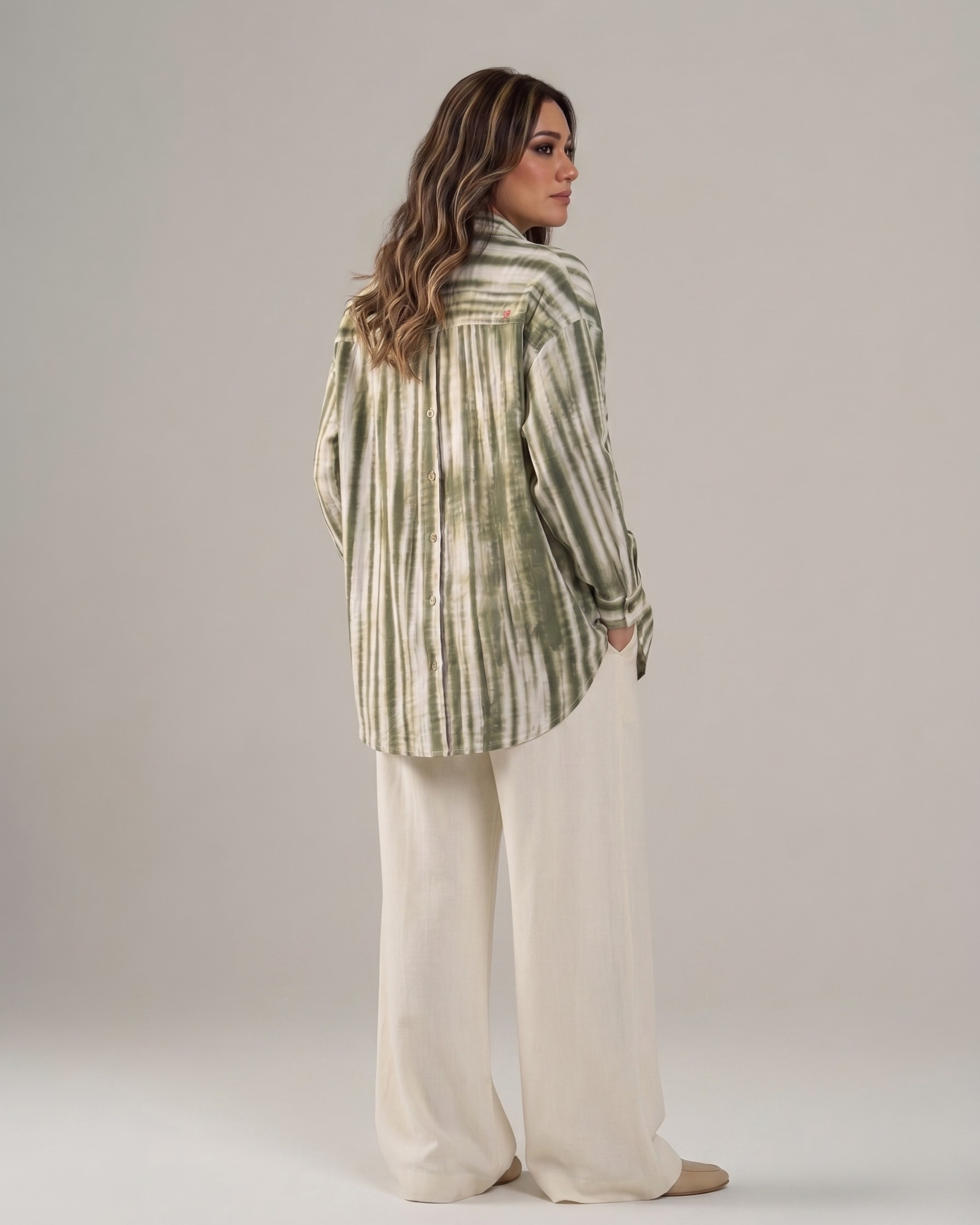 Striped Longline Blouse