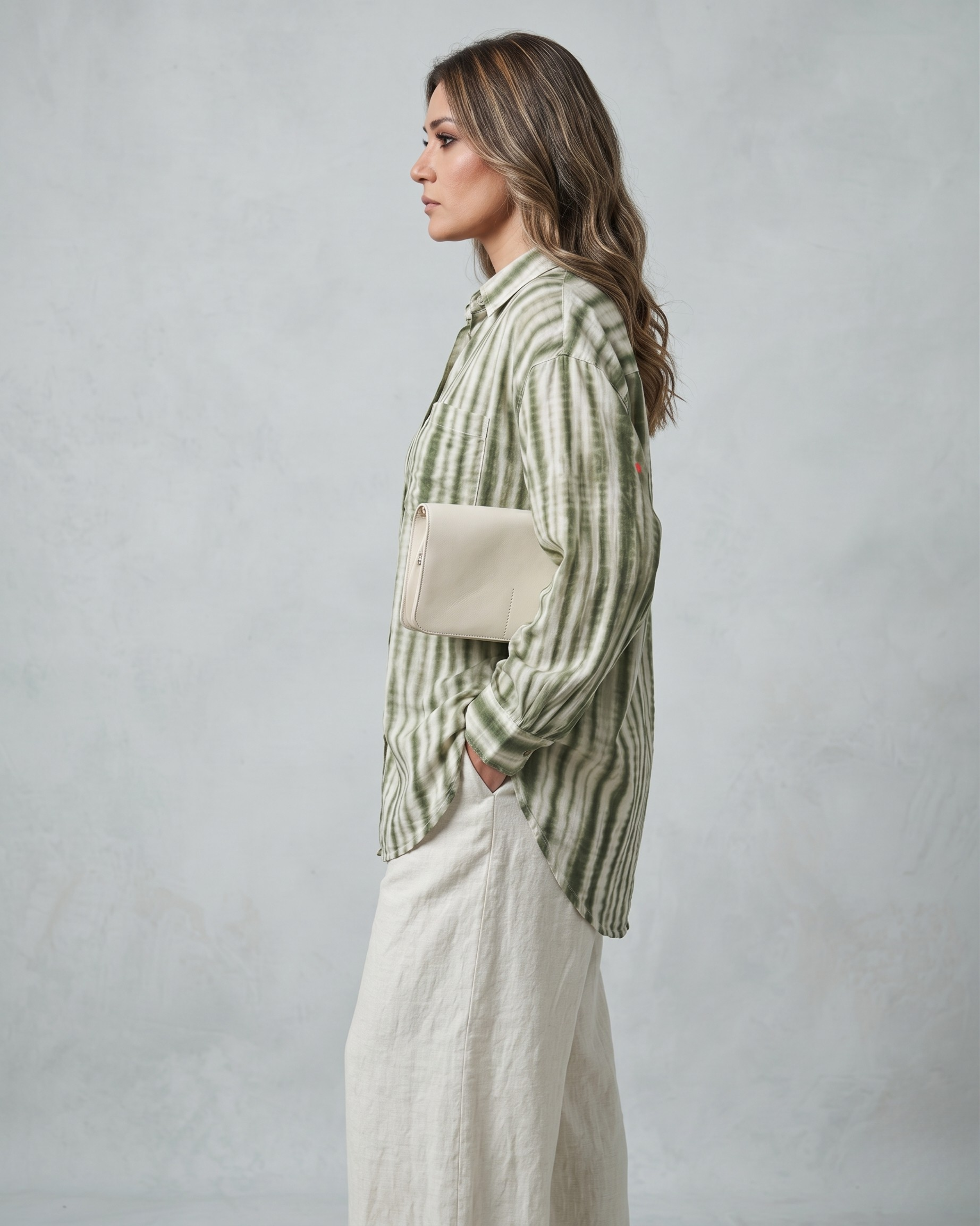 Striped Longline Blouse