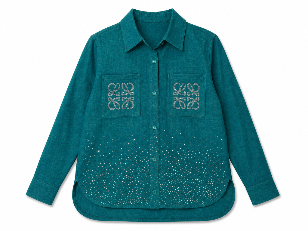 Linen Strass Blouse