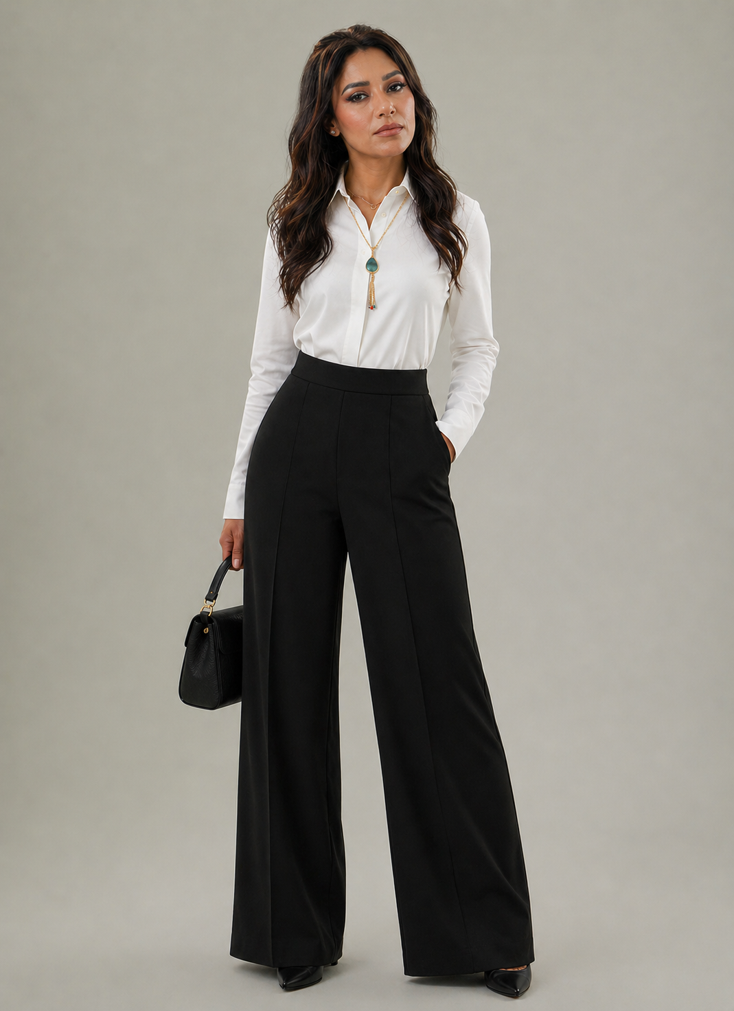 Textured Trousers
