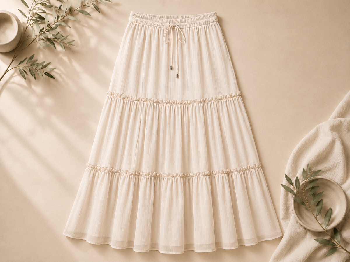 Tiered Maxi Skirt