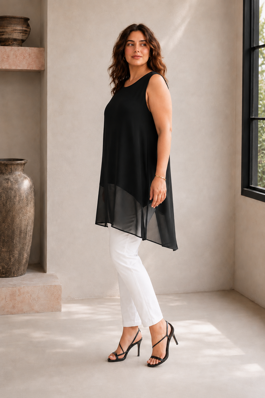 Noir Layered Tunic