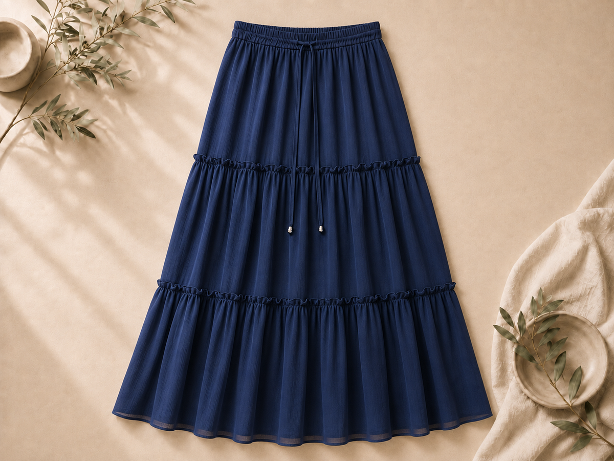Tiered Maxi Skirt