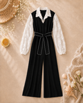 Contrast Lace Jumpsuit