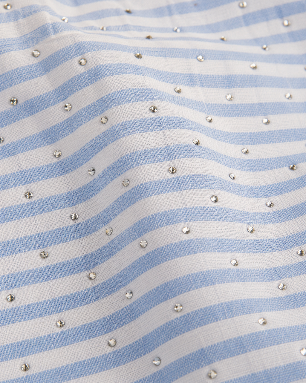 Striped Strass Shirt Dress