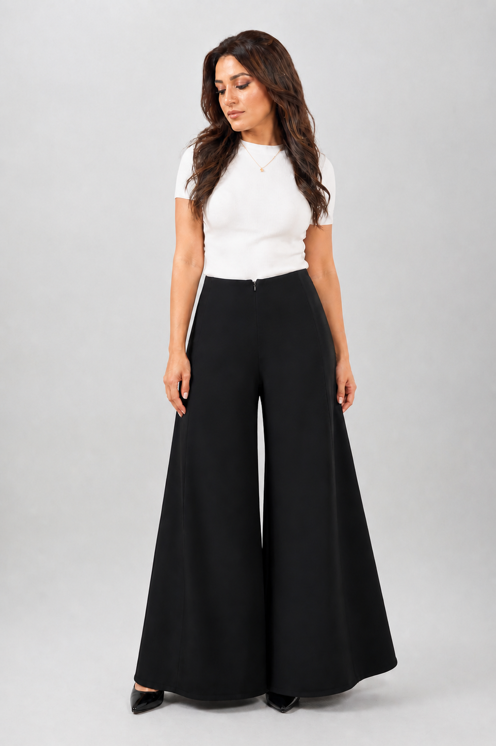 Wide-Leg Trousers
