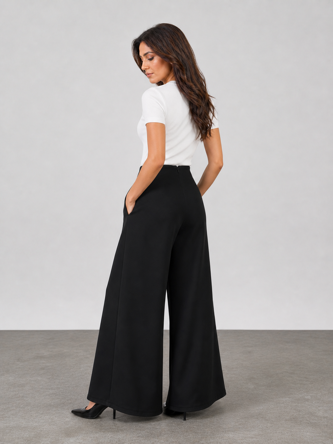 Wide-Leg Trousers