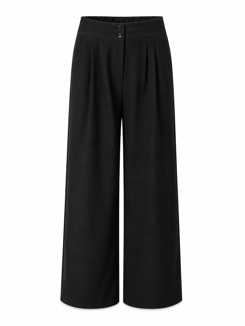 Tailored Wide-Leg Trousers