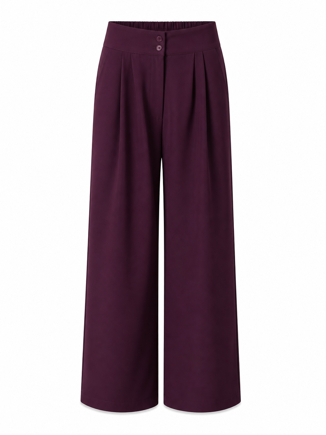 Tailored Wide-Leg Trousers