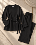 Sculpted Elegance Belted Set
