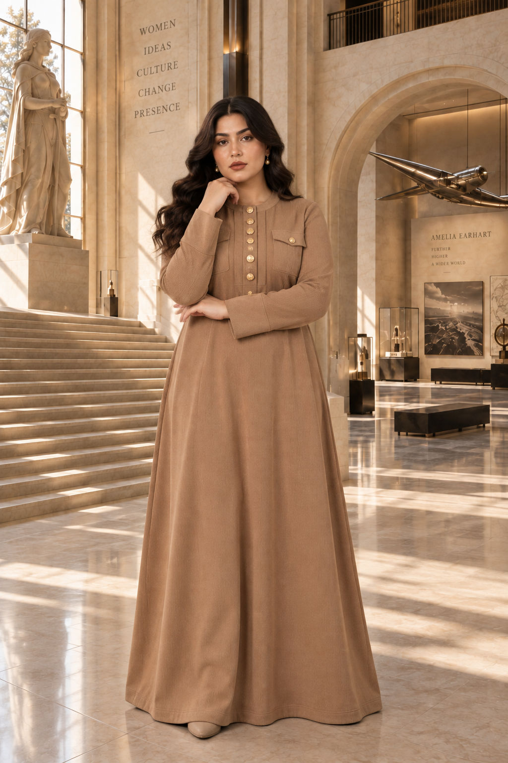 Button Maxi Dress