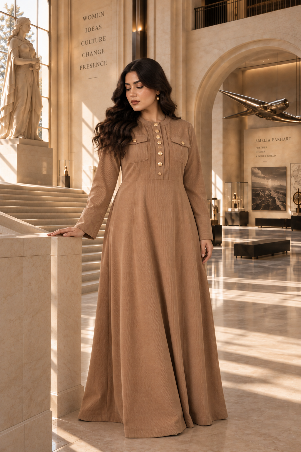Button Maxi Dress