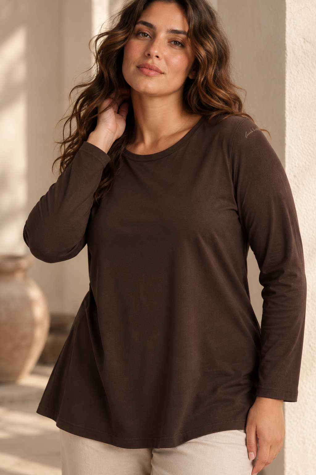 Cotton Longline Basic Top