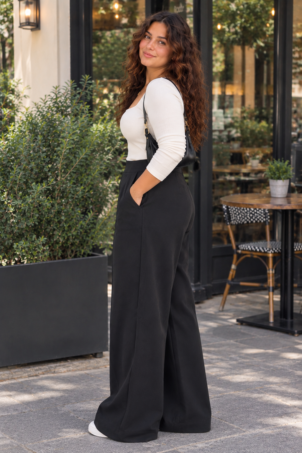 Wide-Leg Trousers