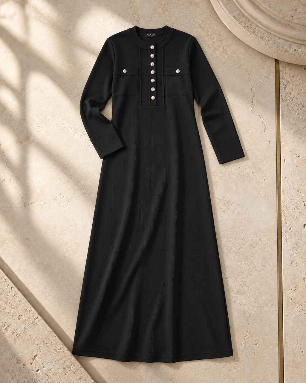 Button Maxi Dress