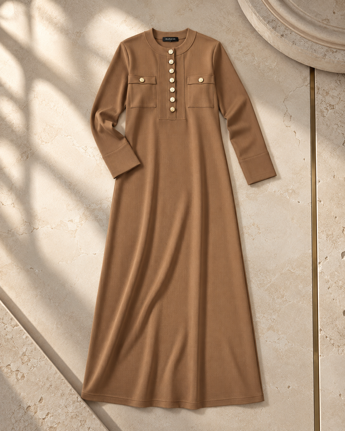 Button Maxi Dress