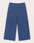 Textured Wide-Leg Pants