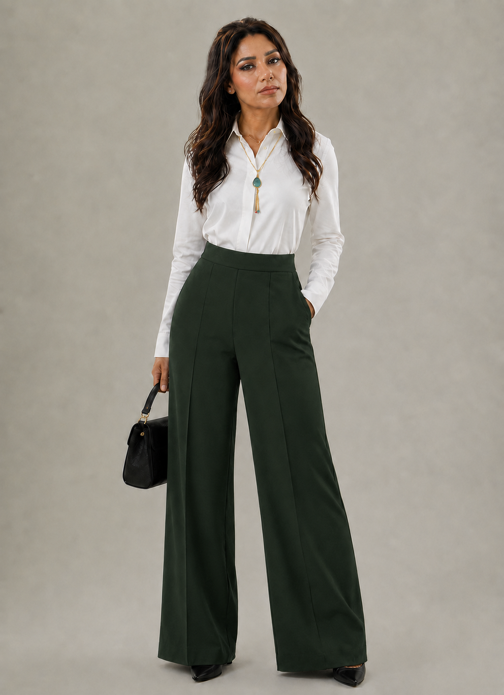 Textured Trousers