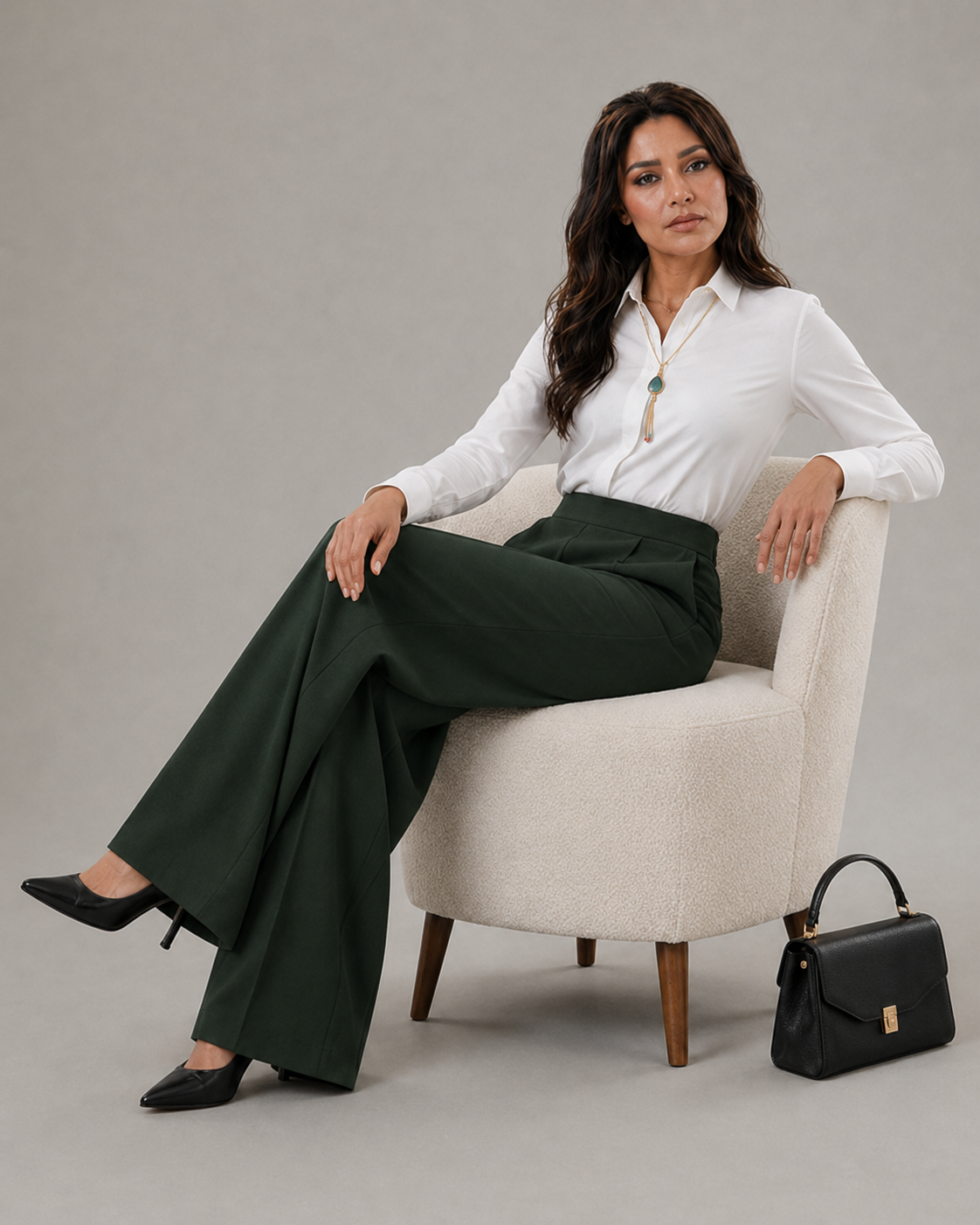 Textured Trousers