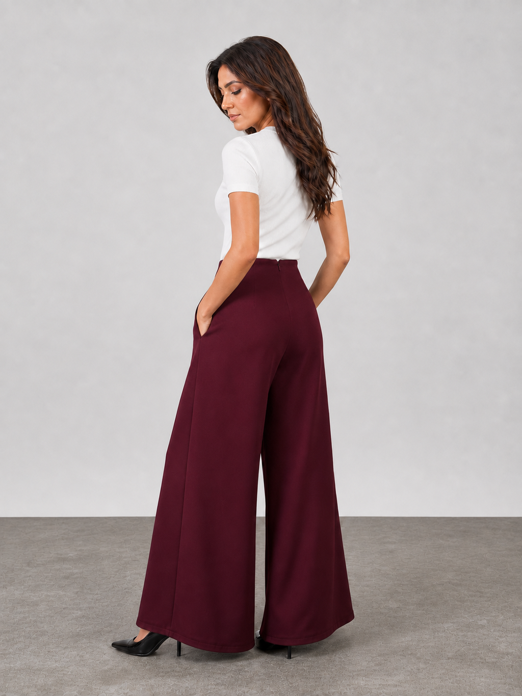 Wide-Leg Trousers