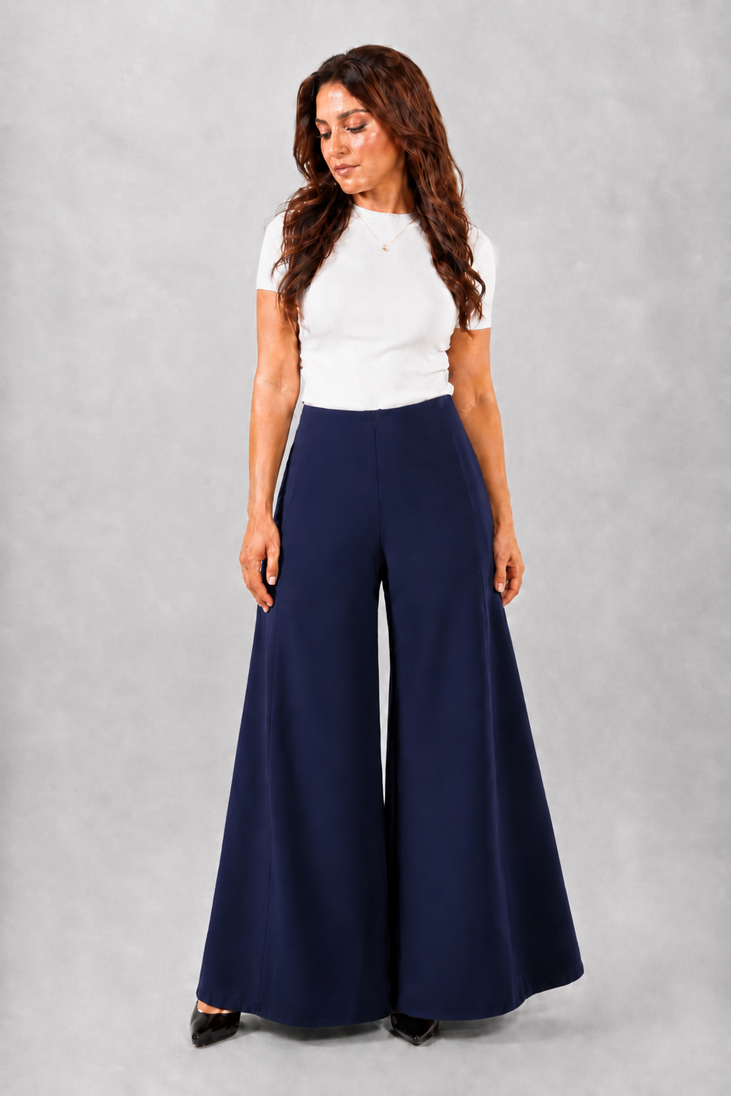 Wide-Leg Trousers