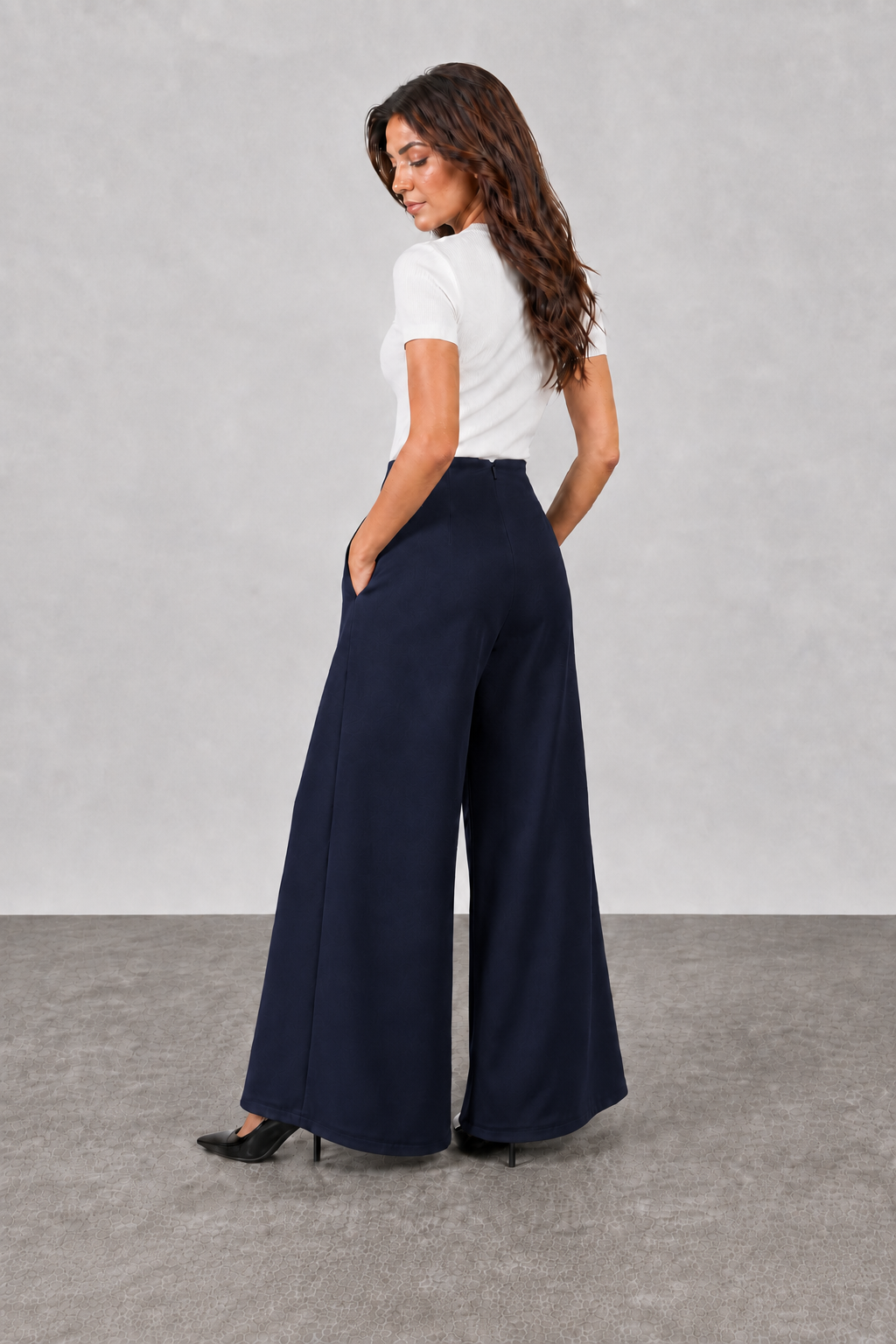 Wide-Leg Trousers