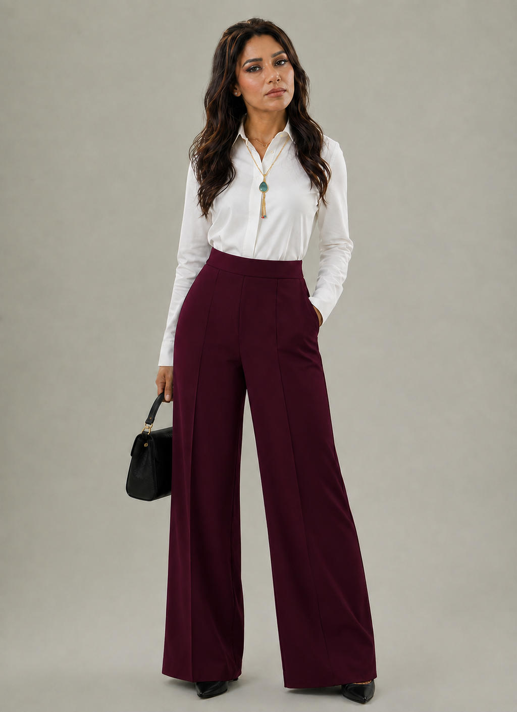 Textured Trousers