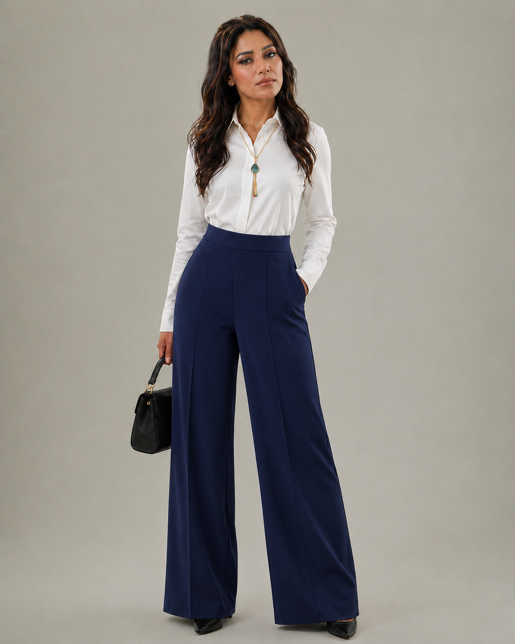 Textured Trousers