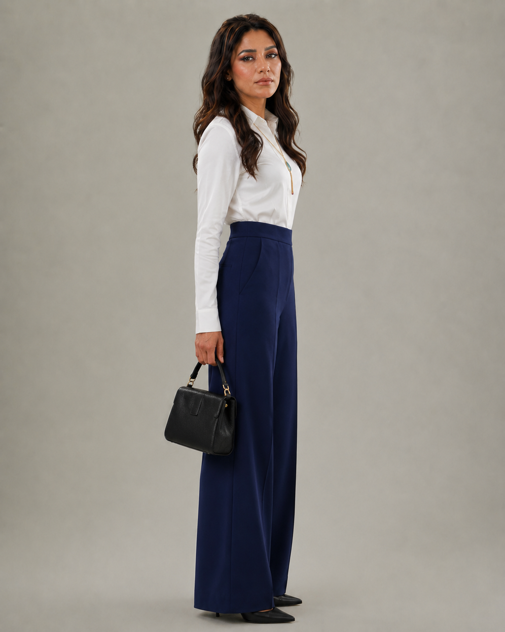 Textured Trousers