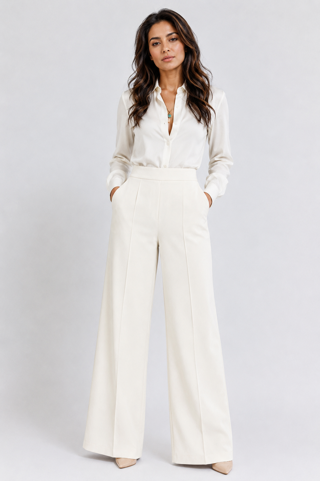 Textured Trousers