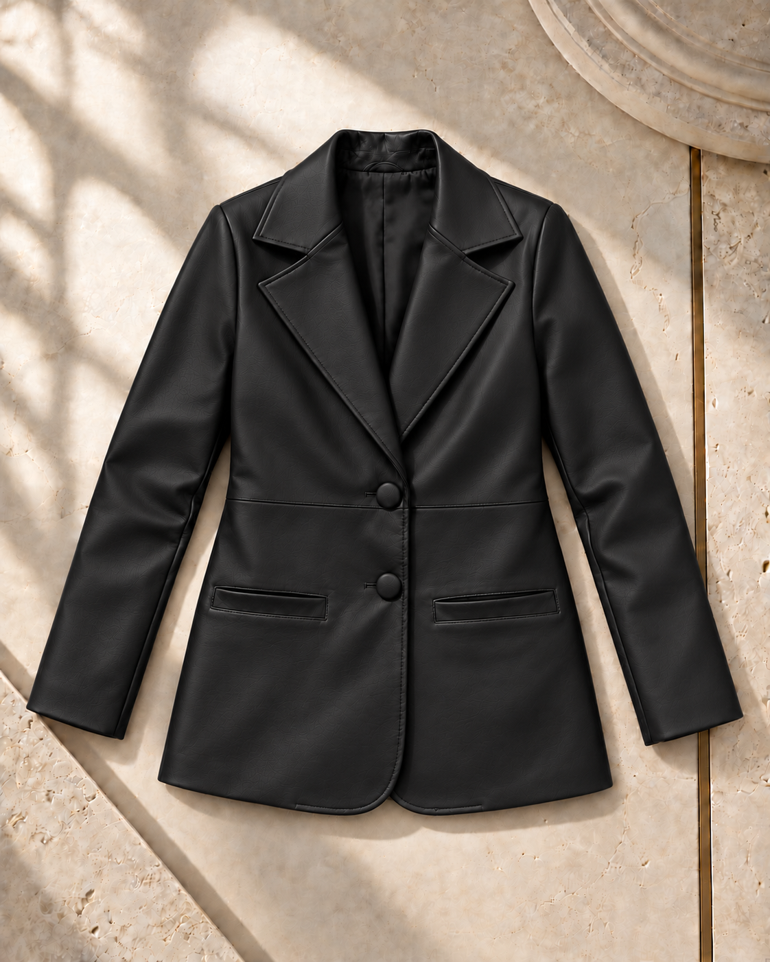 Leather Blazer