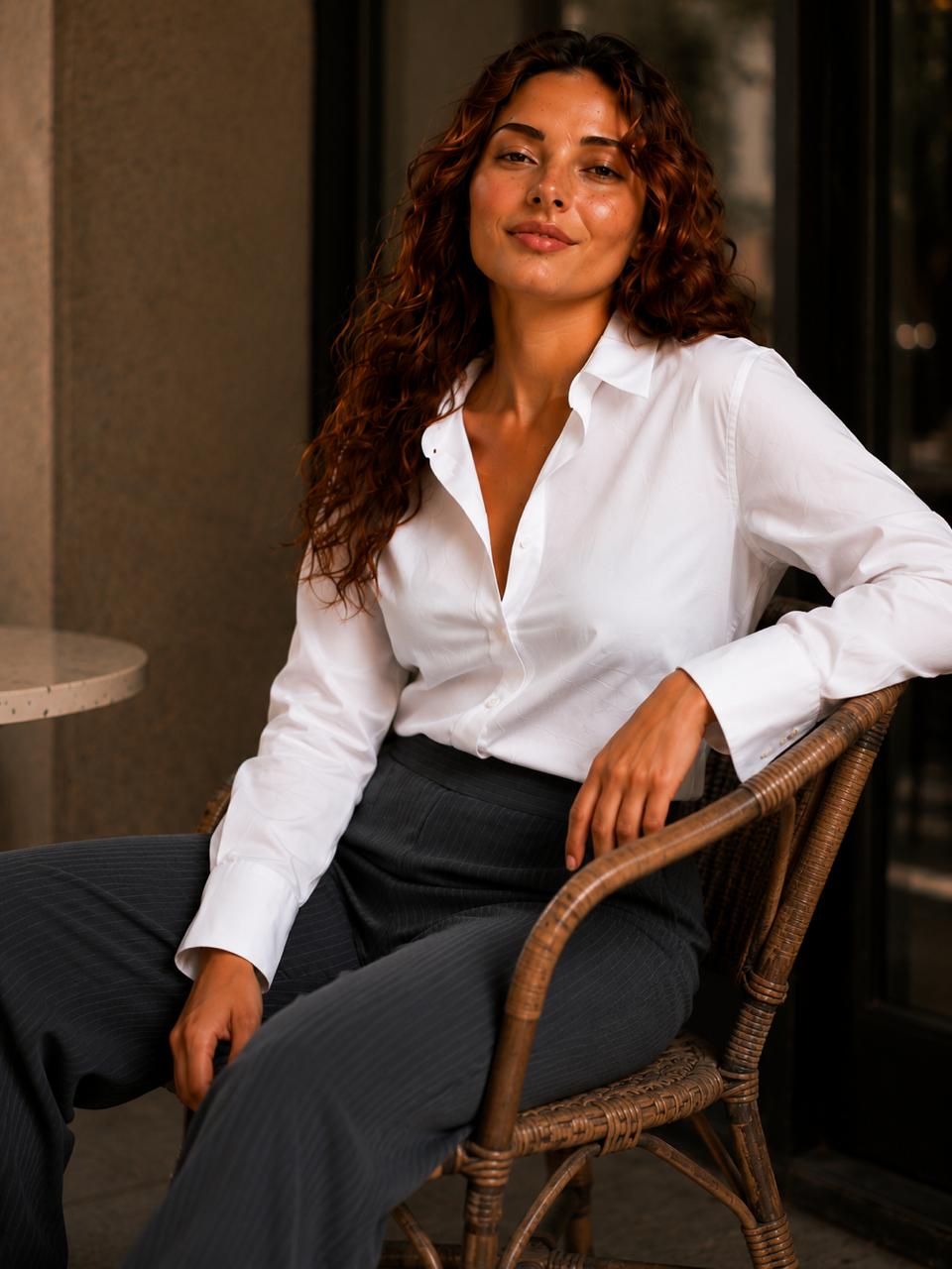 Tailored Pinstripe Trousers