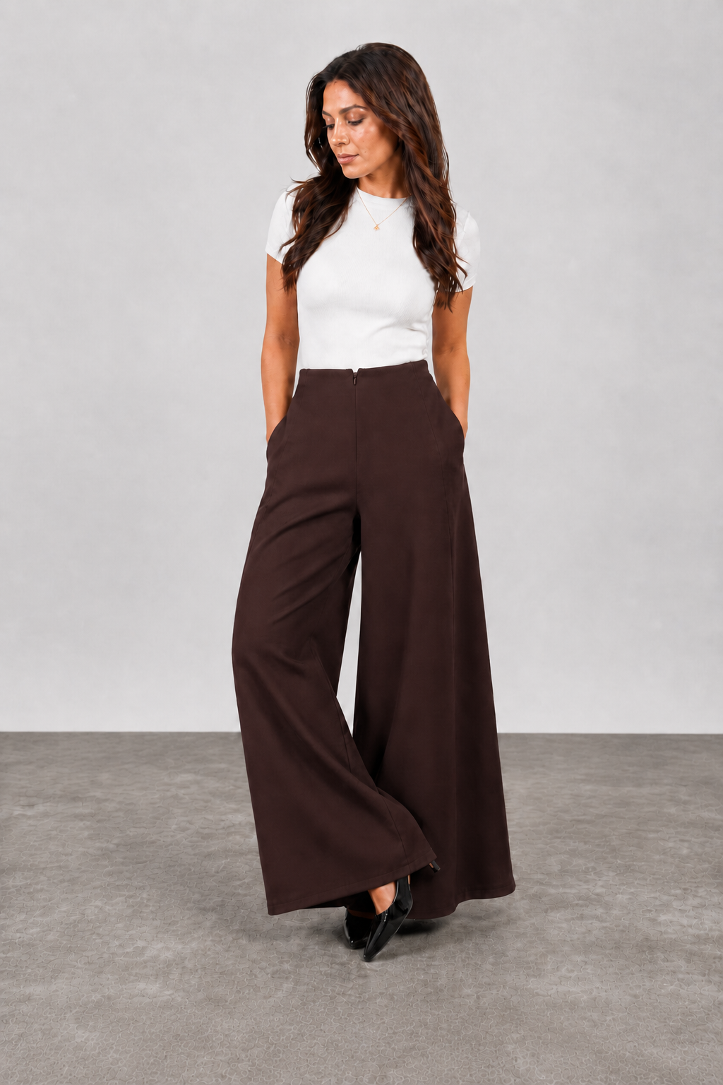Wide-Leg Trousers